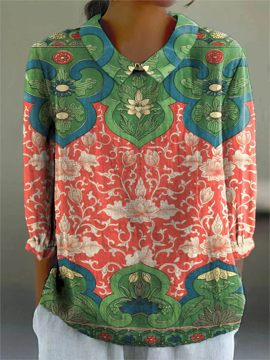 Clémence – Blouse met Oosterse Inspiratie